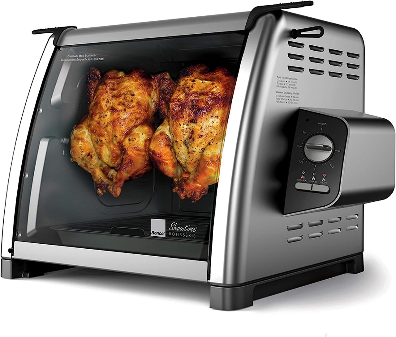Ronco Modern Rotisserie Oven, Large Capacity 240oz Countertop Oven, Multi-Purpose Basket for Versatile Cooking, Easy-to-Use Controls